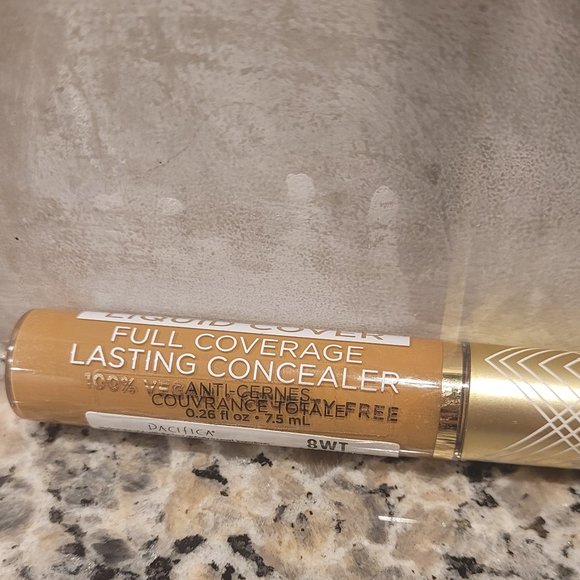 Pacifica LIQUID COVER FULL COVERAGE LASTING CONCEALER IN WARM TAN (8WT) - Picture 4 of 4